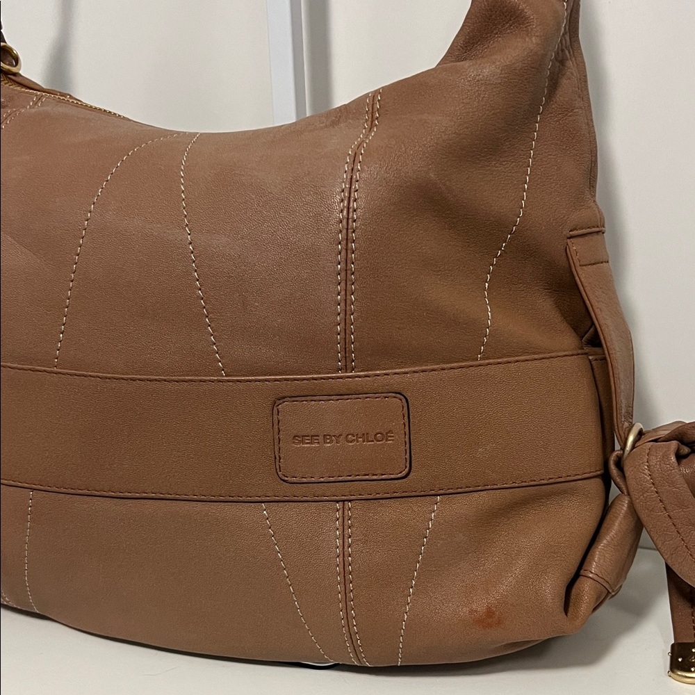 See by Chloe Dusty Pink/Brown Lesther Shoulder Bag - Picture 3 of 12